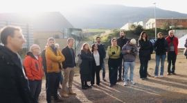 Visita al Parc fotovoltaic del polígon de La Gavarra a Centelles